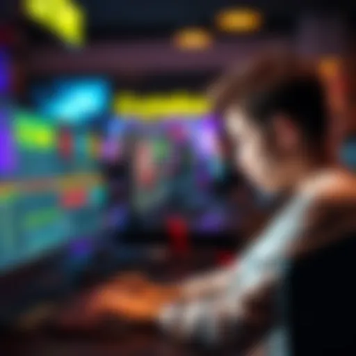 Frustrated player at a computer A person sitting at a computer looking frustrated while dealing with KYC issues at a crypto casino