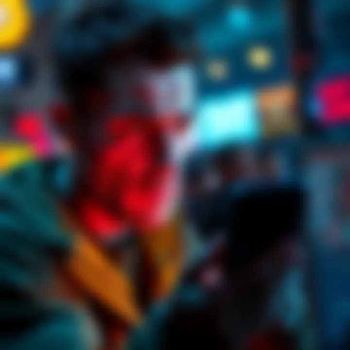 A person looking frustrated while using the NY Lottery App on their smartphone, showing issues with scanning tickets.