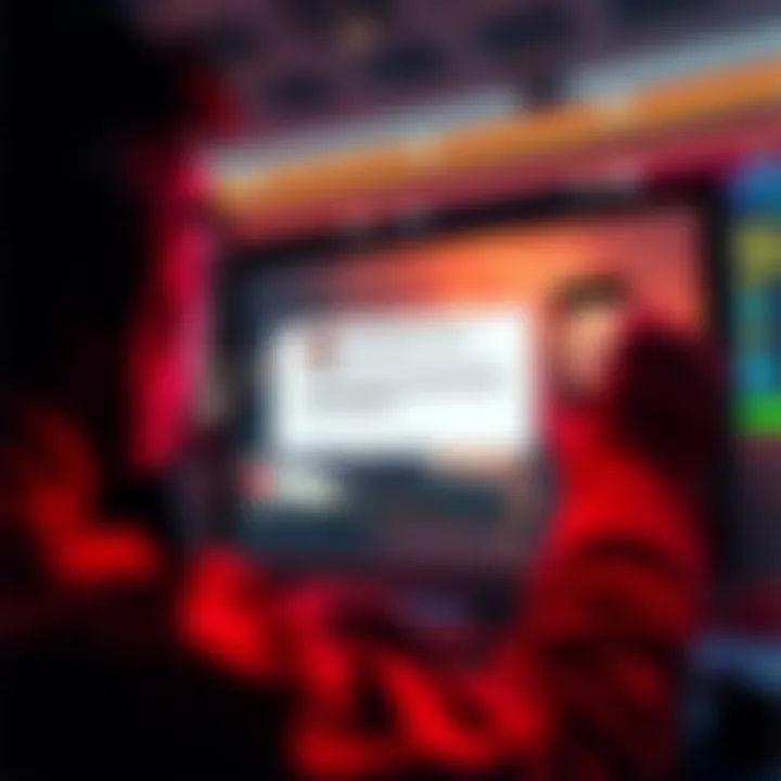 Frustrated player at Snoop Dogg Casino A person looking disappointed at a computer screen showing Snoop Dogg's Casino, with a message about a blocked payout after a 3,000 Euro deposit.