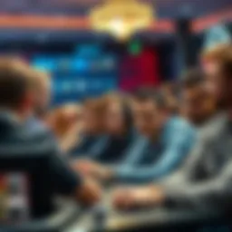 A group of frustrated players looking at their screens while gaming, indicating issues with free spins, showing expressions of disappointment and confusion.