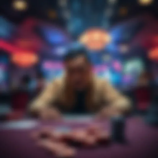 A player looks upset at a poker table with cards and chips, reflecting on losses in Double Board PlO Bomb Pots.