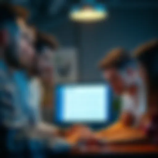 A group of concerned people looking at a computer screen with Stake's email displayed, showing disappointment over lack of bonuses.