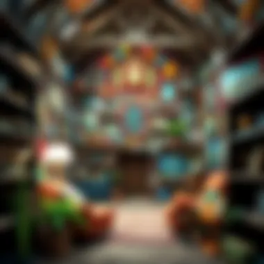 The Fullest House A vibrant house filled with various items and decorations, showcasing a blend of stories and uniqueness.