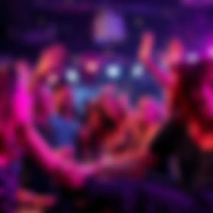 Group of friends enjoying a lively party filled with laughter and activities.