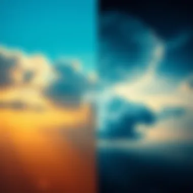 A visual representation of opportunities and challenges for BOL in 2026, featuring a split image of a bright skyline and a stormy cloud, symbolizing potential risks and rewards.