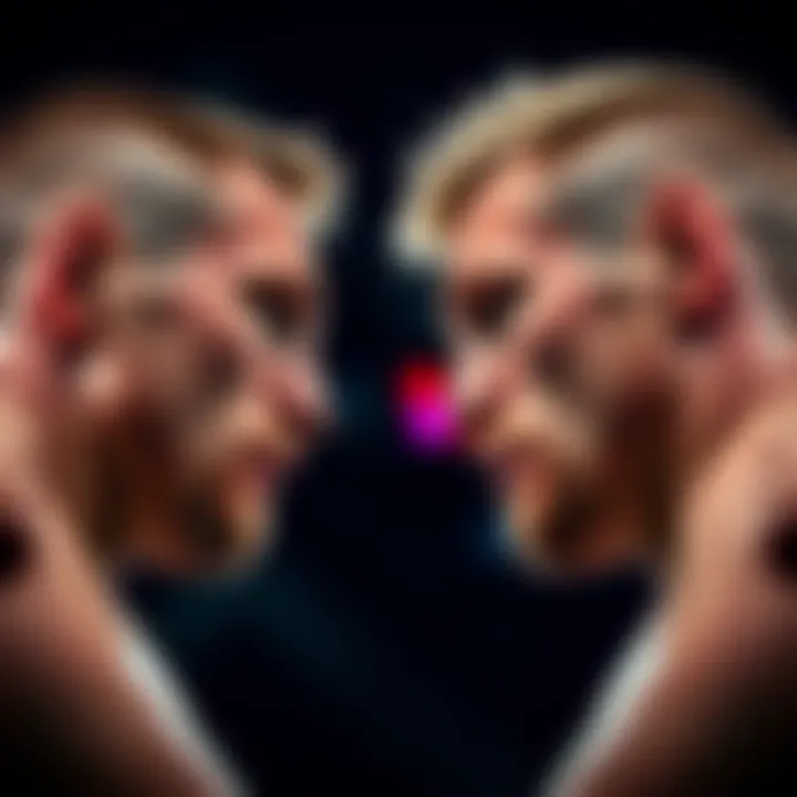 Justin Gaethje and Paddy Pimblett facing off before their UFC 324 fight, showcasing their intense expressions and fighting spirit.