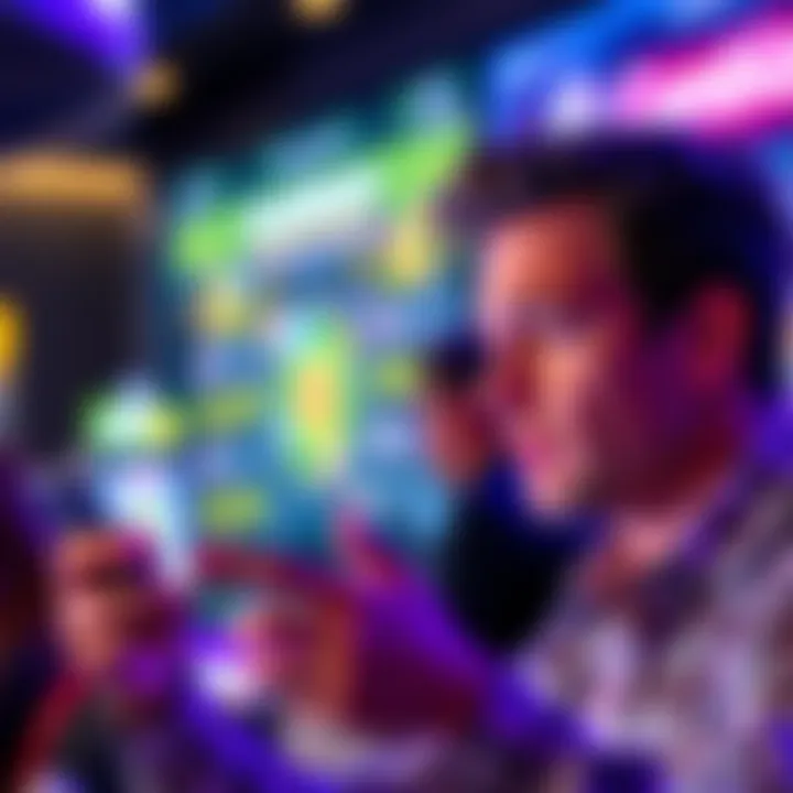 A person looks frustrated while checking their phone, showing a message about $2,000 winnings being confiscated by Gamblezen.