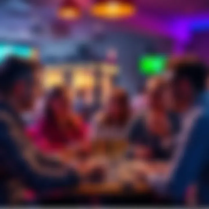 A group of people sharing their experiences about gambling at a casual gathering