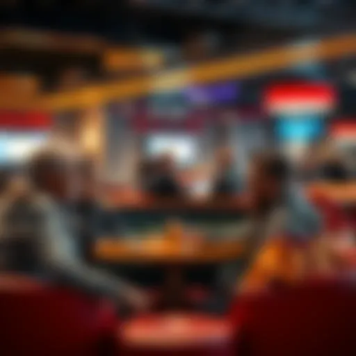 A group of people sitting together sharing their personal gambling experiences in a casual setting