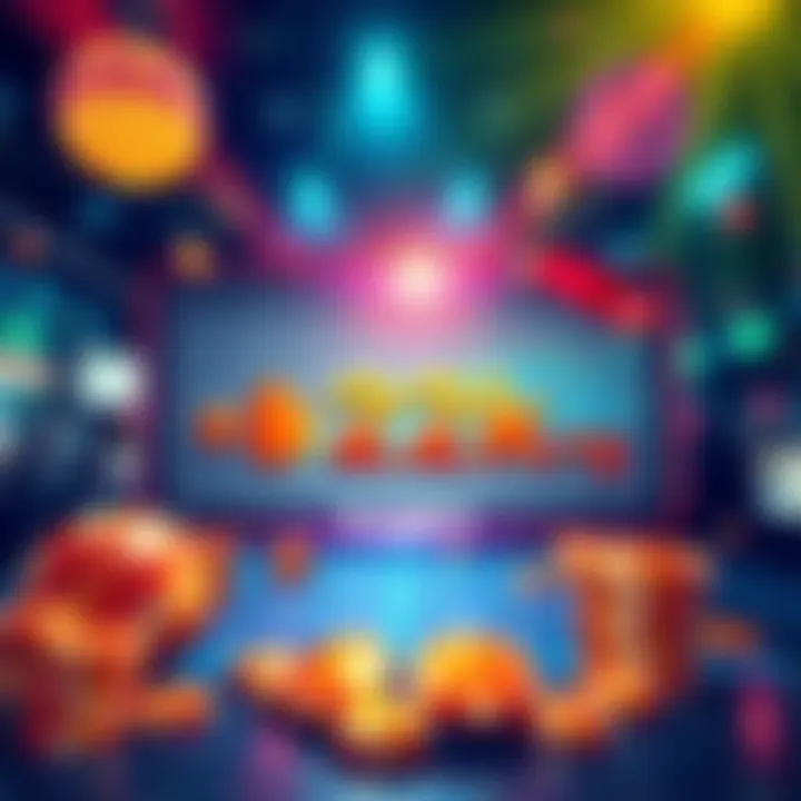 Exciting game round results A graphic showing game results with a positive trend and winning potential