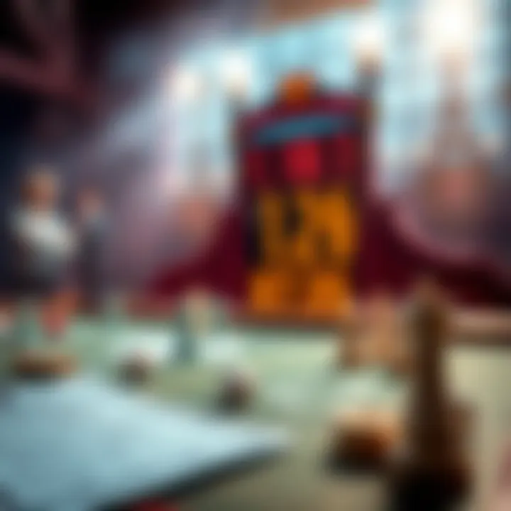 Illustration of chalk and betting slips showing game strategies