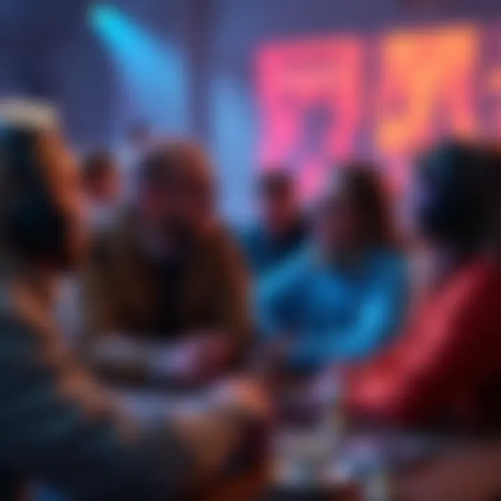 People discussing strategies for a game night after a win yesterday.