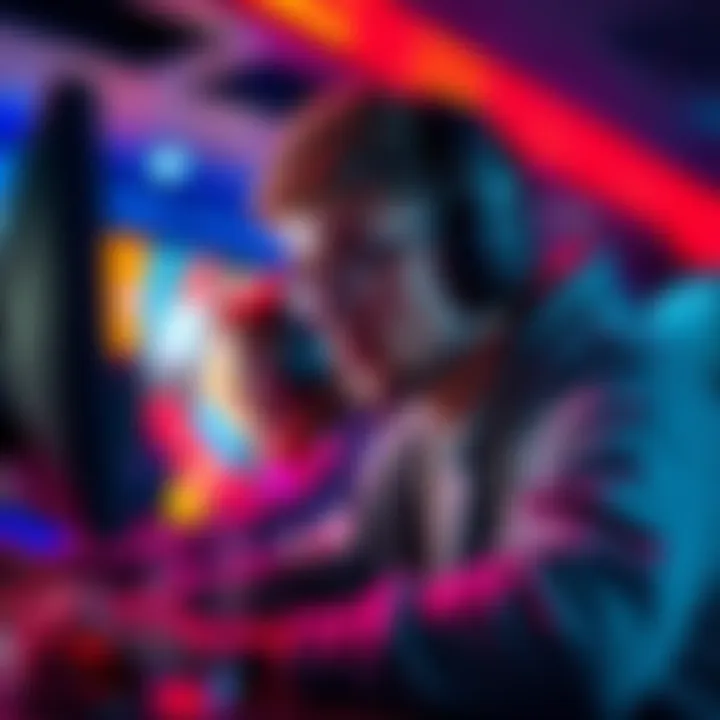 A gamer focused on strategies to reach Plat IV in a competitive game setting
