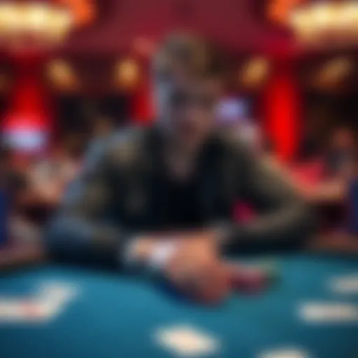 Garrett Adelstein playing poker at a table during his first livestream event in Texas