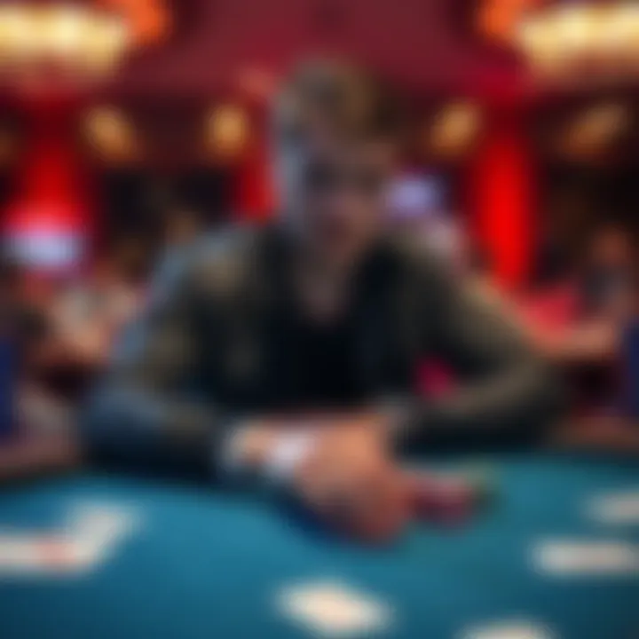 Garrett Adelstein playing poker at a table during his first livestream event in Texas