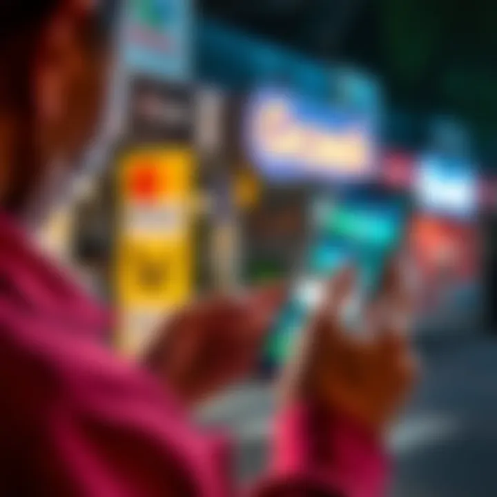 A person using Gcash on their smartphone to make a payment in the Philippines