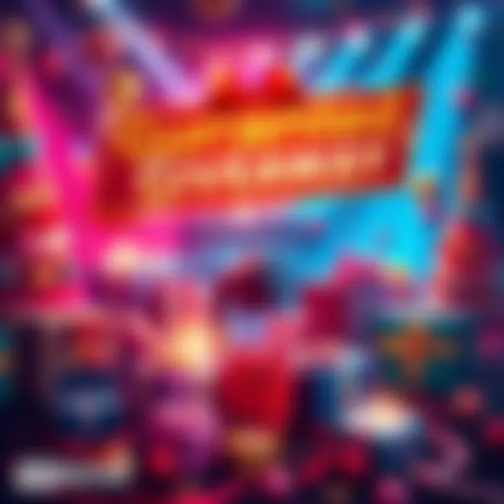 Colorful graphic promoting the GGMasters giveaway with images of prizes and a festive atmosphere.