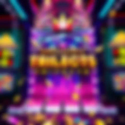 A colorful display of the GGMillion$ TRIFECTA game logo with winning symbols and jackpot signs