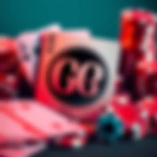 A graphic showing the GGPoker logo surrounded by playing cards and chips, highlighting the gaming aspect