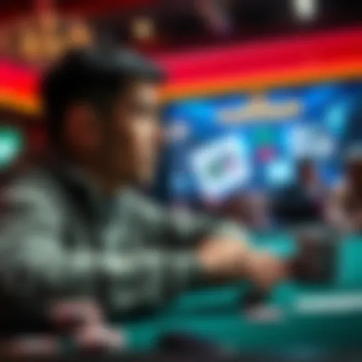 A GGPoker player expressing hope for account reactivation after an deposit issue, showing a poker table with chips and cards in the background
