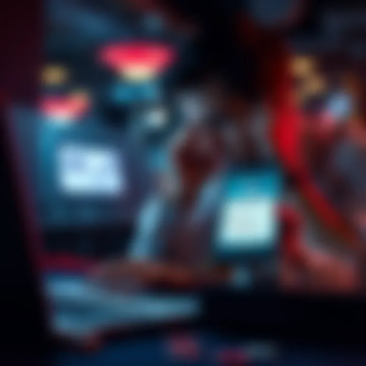 Person frustrated with a laptop and phone showing GGPoker app errors
