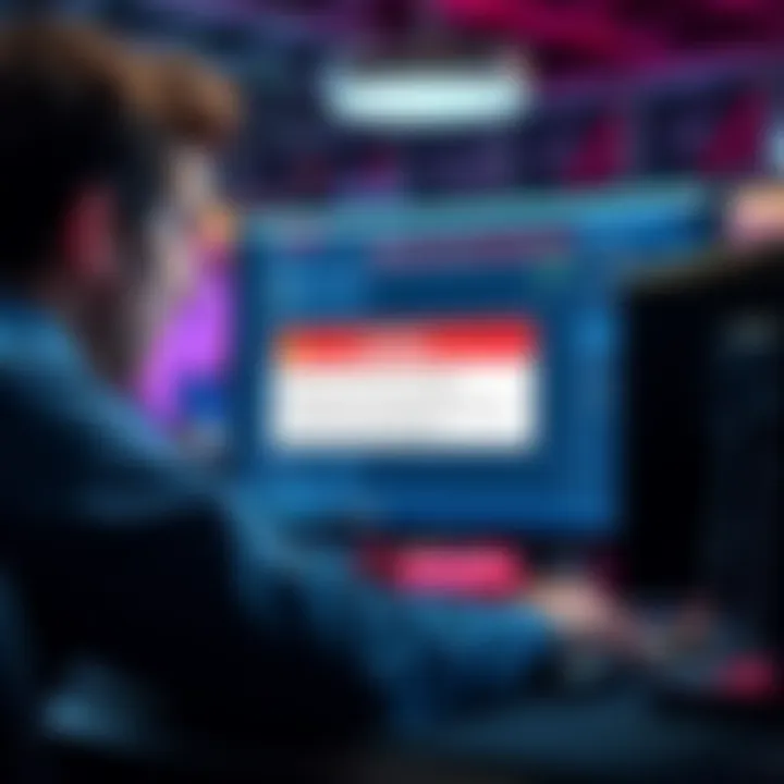 GGPoker user receiving a warning A frustrated player looking at a warning message on their computer screen while playing GGPoker, expressing confusion about Real-Time Assistance rules.