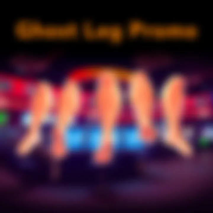A visual representation of the Ghost Leg Promo showing five legs with a $100 bet and winning options, capturing the excitement of betting.