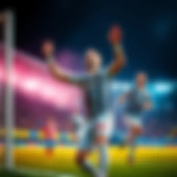 Gibbs-White celebrating after scoring a goal for Nottingham, showing excitement and teamwork on the field