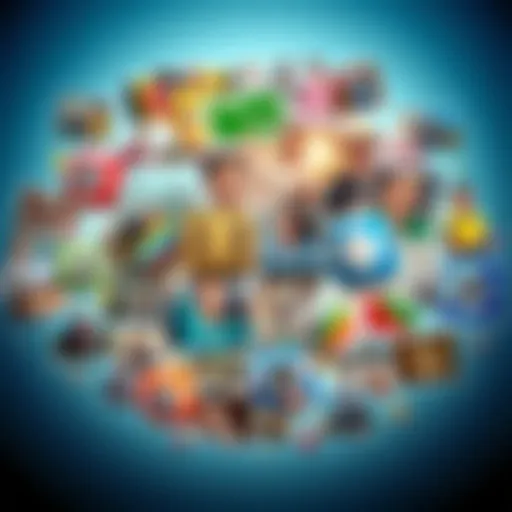 A collage of images showing education, healthcare, and social projects funded by lottery money in various countries.