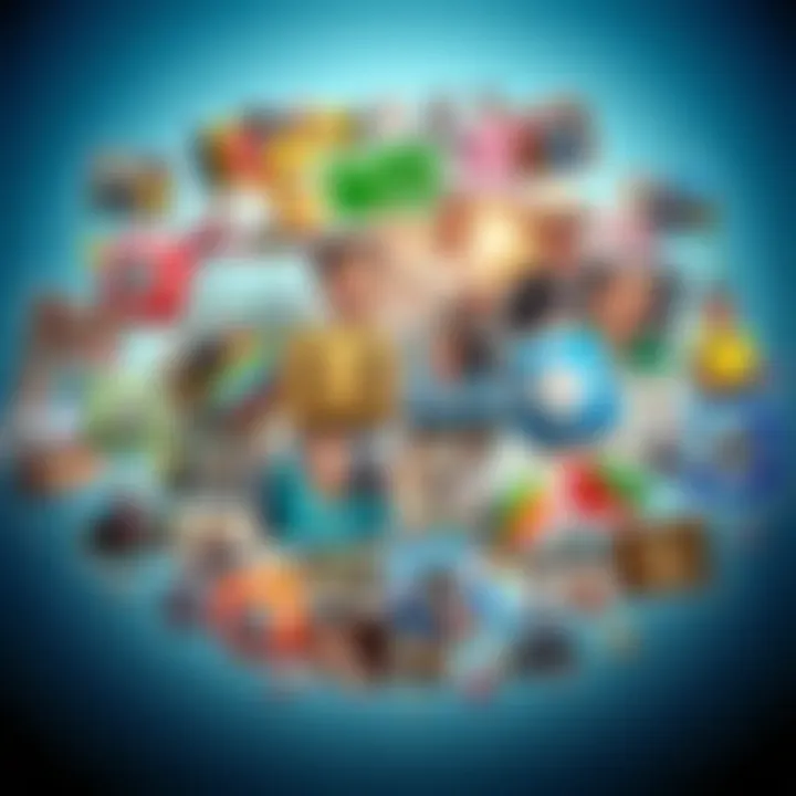 A collage of images showing education, healthcare, and social projects funded by lottery money in various countries.