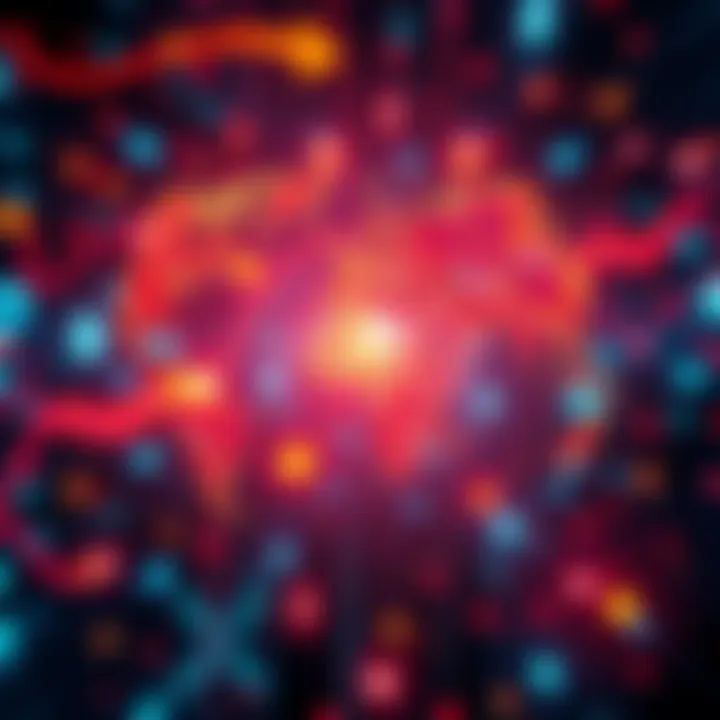 A visual representation of money moving between different countries, showing digital transactions and currency exchange.