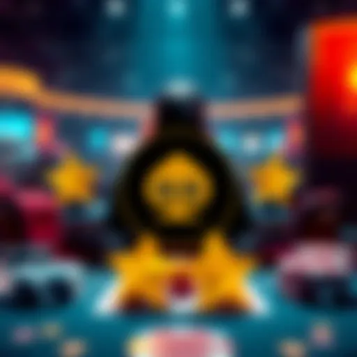 Visual representation of golden stars and round symbol next to a player's avatar in GG Poker, illustrating their significance in the game.