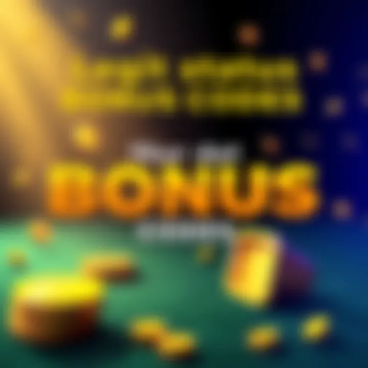 A graphic showing bonus codes and rewards for players with gold status