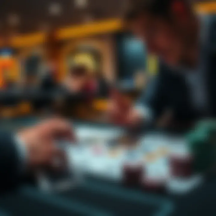 A person examining a strategy chart with dice and betting chips on a table, planning their path to Gold Level in a game with a budget of 25 dollars.