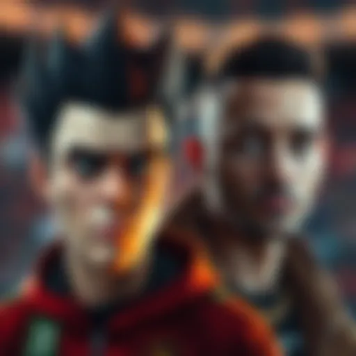 A graphic showing Gon head with a concerned expression and J Green looking serious, representing the current controversies around them.