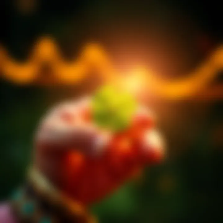 A person holding a four-leaf clover symbolizing good luck and support from friends