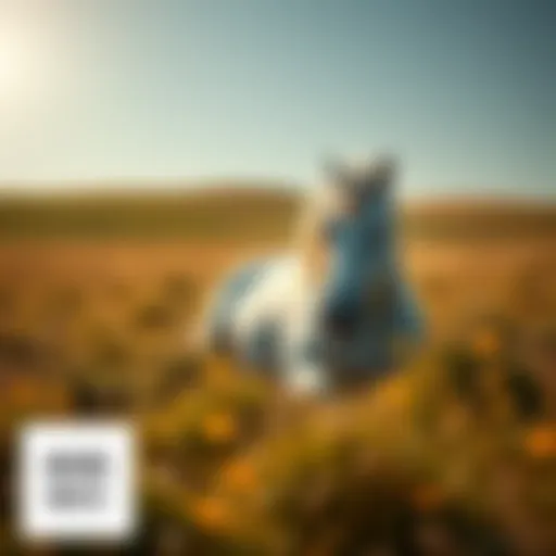 Great White horse resting in a sunny field after being removed from the race