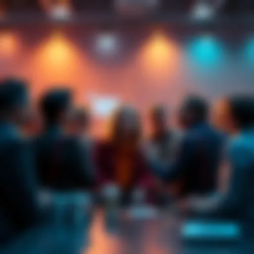 A group of people engaged in a lively discussion, sharing their diverse opinions on a controversial topic.