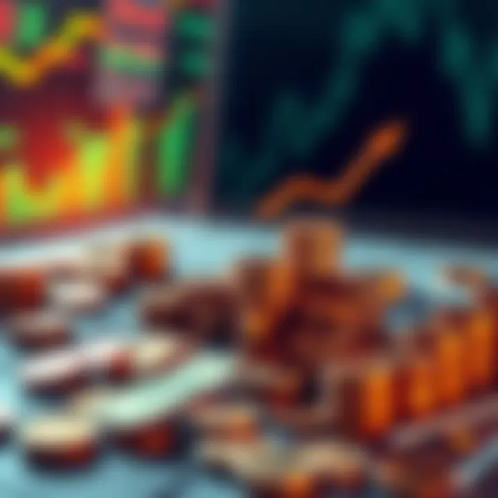 A visual representation of growing savings from 80 dollars to 2000 dollars with charts and money icons