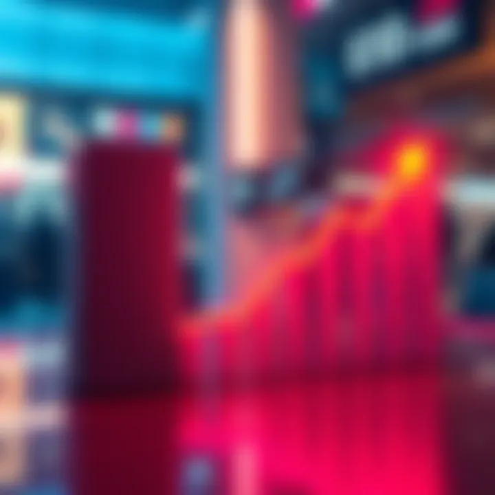 A growth chart showing an increase from $10 to $30, illustrating financial progress.