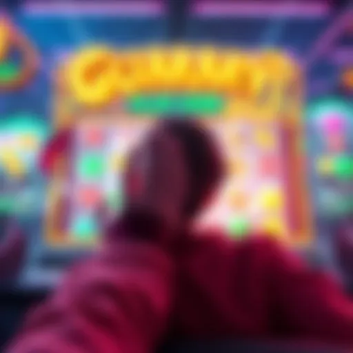 Player experiencing a frozen game on GummyPlay.com during a bonus round