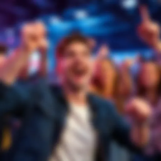 A joyful participant sharing excitement after winning more than expected from a promotional offer.