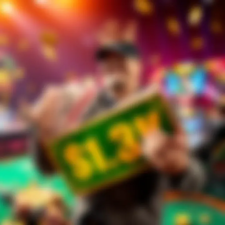 A happy player holding a large winning amount after turning $90 into $1.3K in a game called Mines