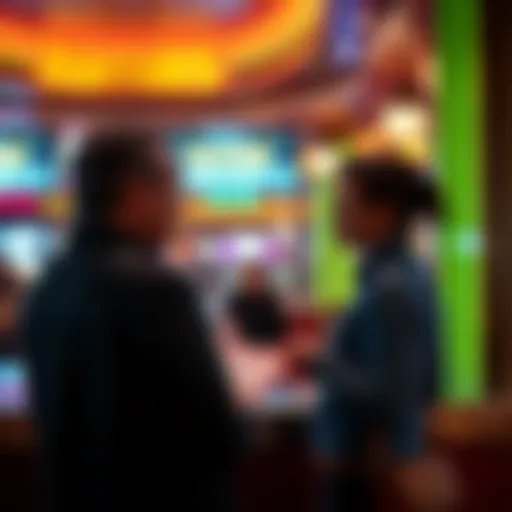 A guest checking in at Harrah's SoCal with information about early check-in fees.