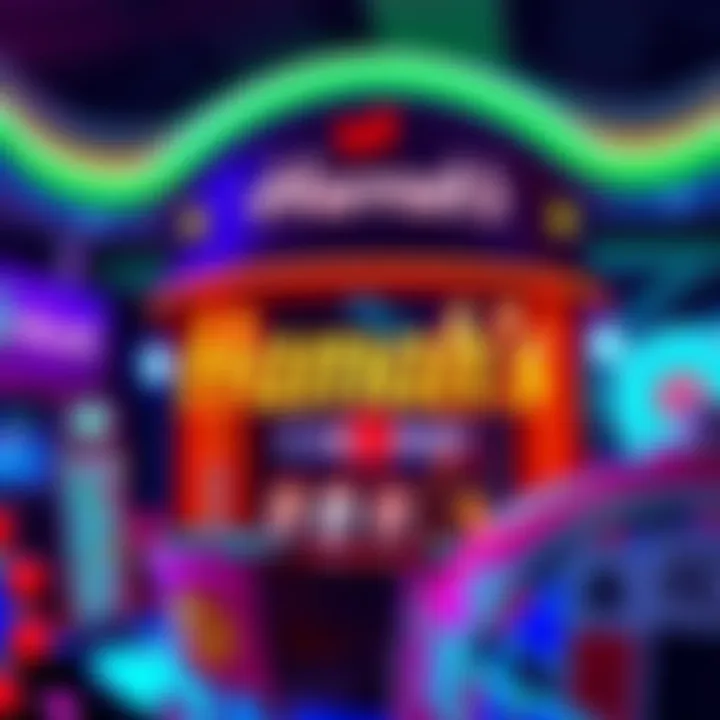 Exciting Offer from Harrah's A promotional offer from Harrah's Casino featuring bright colors and casino-themed graphics.