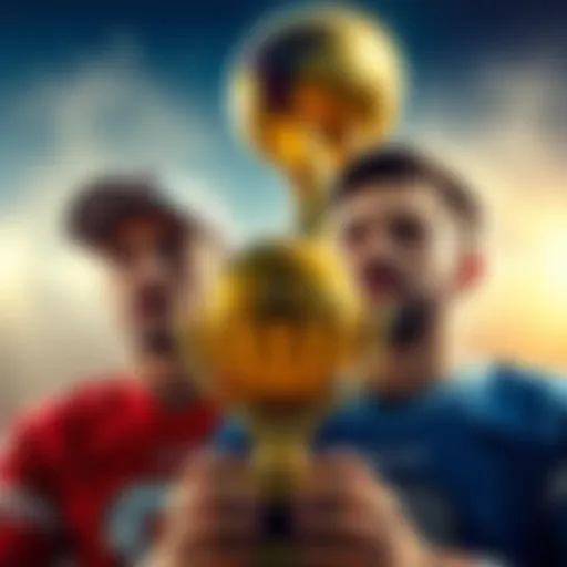 Mendoza and Sayin discussed as Heisman Trophy candidates with a trophy in the background