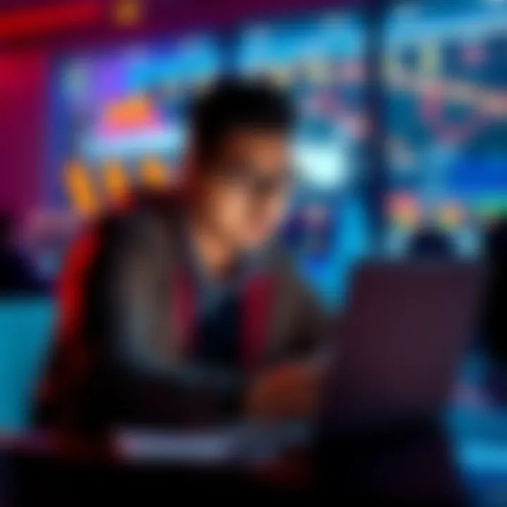 Individual looking for assistance with KYC process to unlock a casino account, with a laptop in front of them and documents in hand.