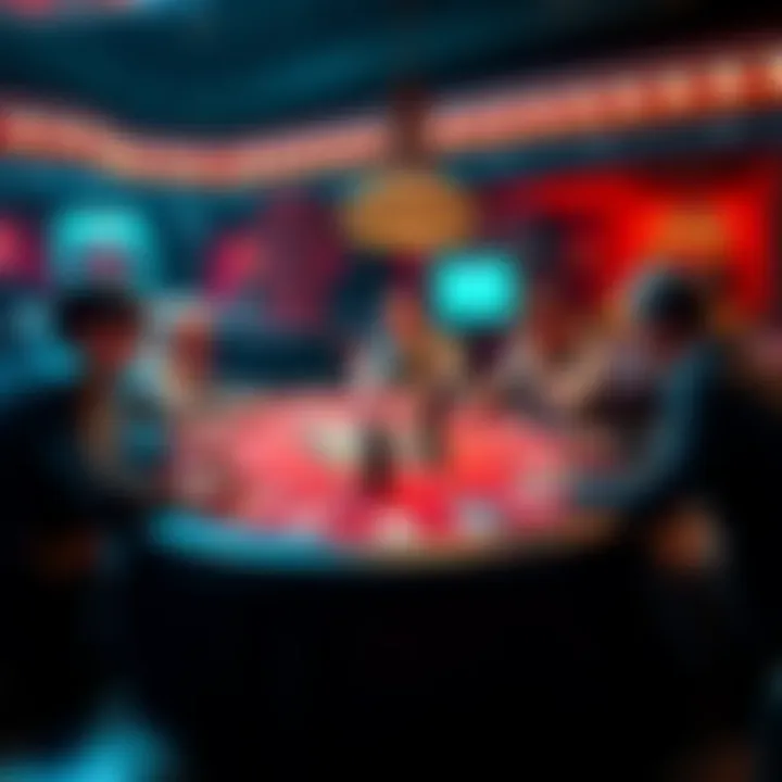 Players interact at a high limit casino table, showing proper etiquette and behaviors.
