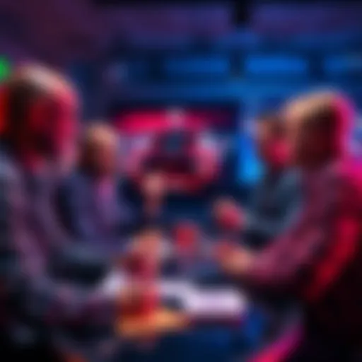 A group of people chatting about gambling, cars, and lifestyle in an online forum setting