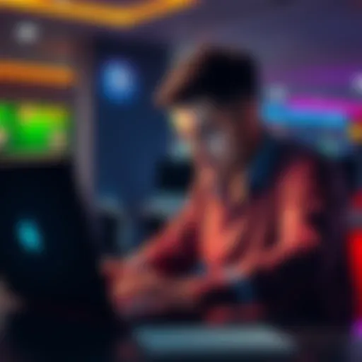 A person looking frustrated while using a laptop, representing issues with High5Casino and account restrictions